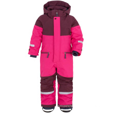 Detachable Hood Ski Suit High Quality Waterproof 10000 mm Winter Overalls for children Snowboard Wear